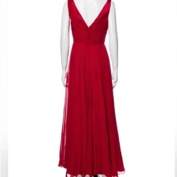 Like new Alex perry red silk gown - Picture 4 of 7